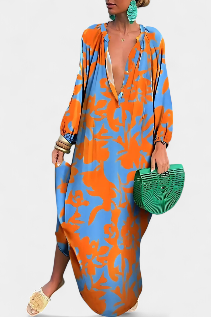 Vestido Naya de Estilo Bohemio y Corte Flotante