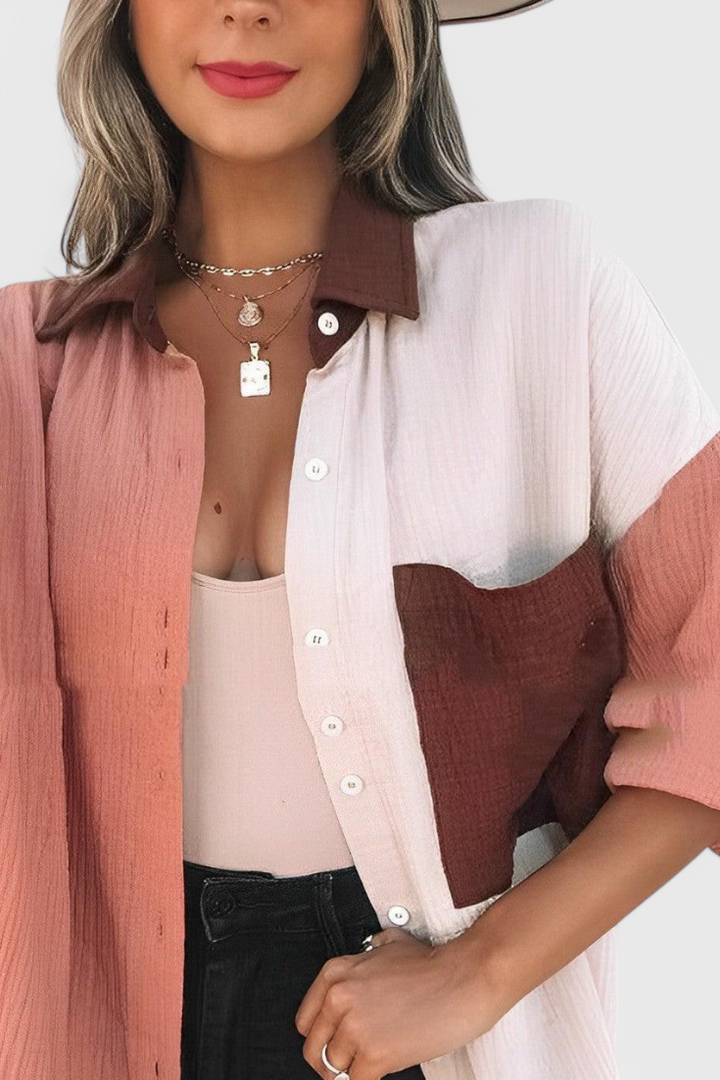 Liora Blusa con Juego de Color