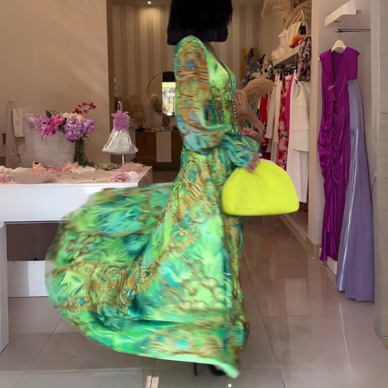Elegancia Tropical - Vestido