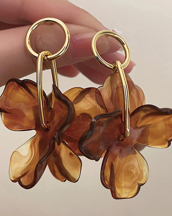 Pendientes Aura Flor Colgante