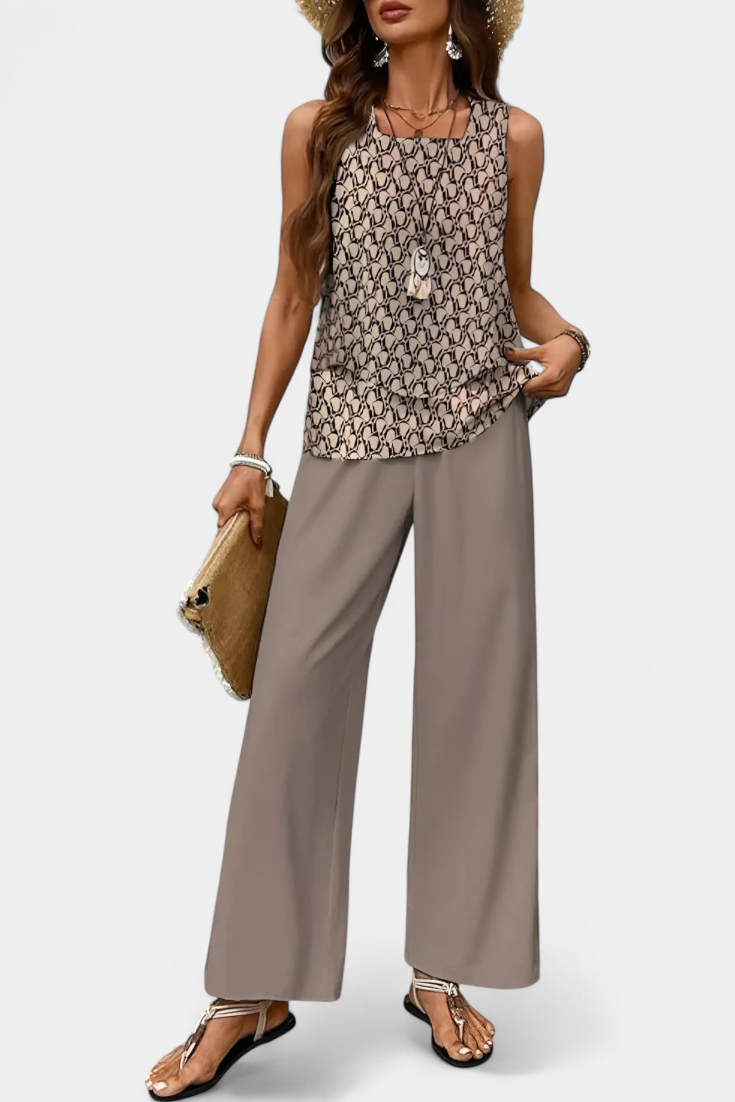 Conjunto Nira Sin Mangas