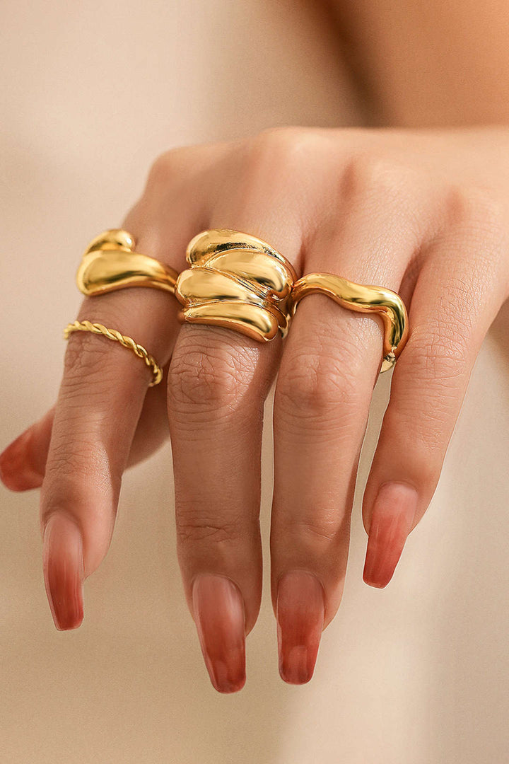 Juego de Anillos Mix Texturas
