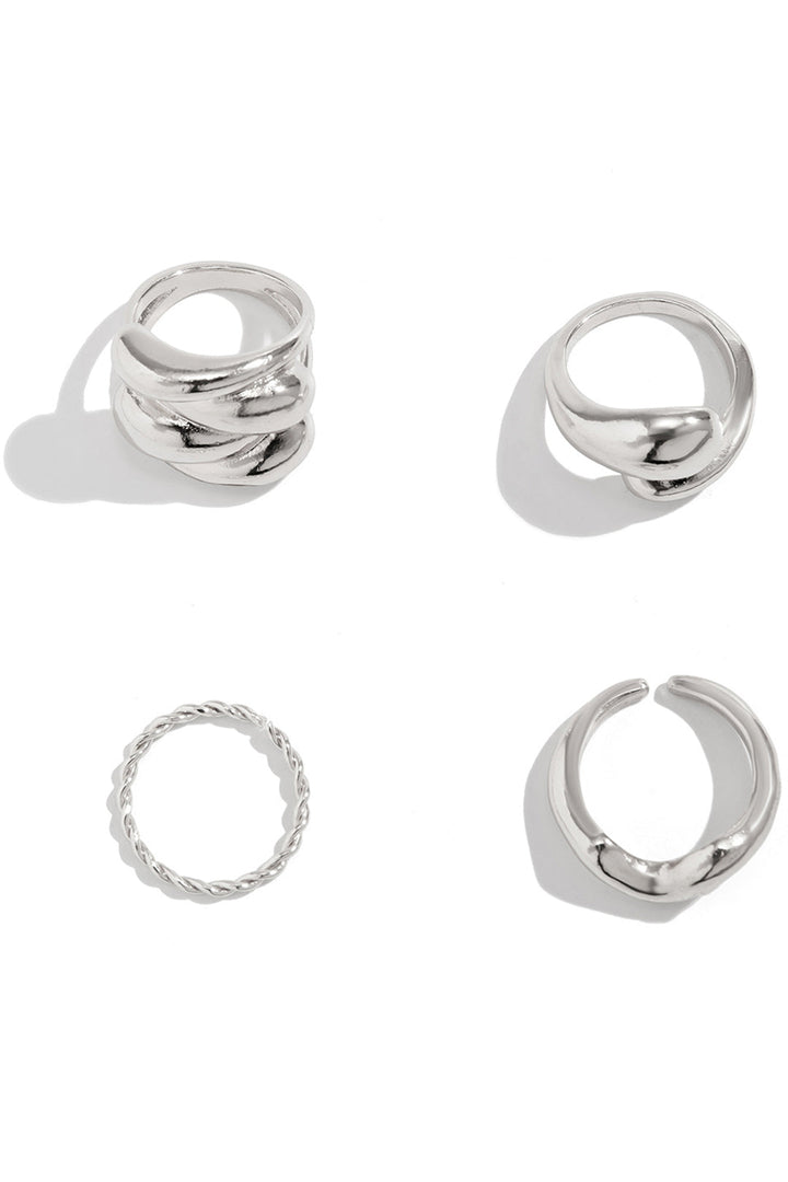 Juego de Anillos Mix Texturas