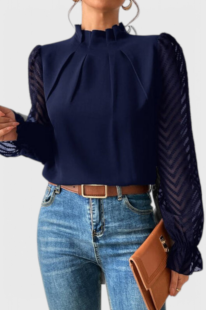 Narella Blusa de Estilo Marítimo