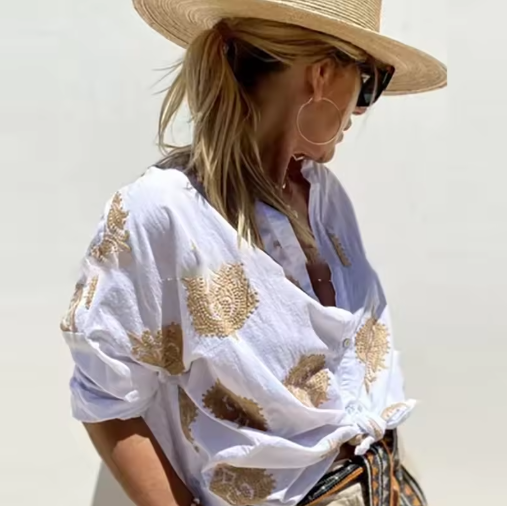 Soléa - Blusa Estampada