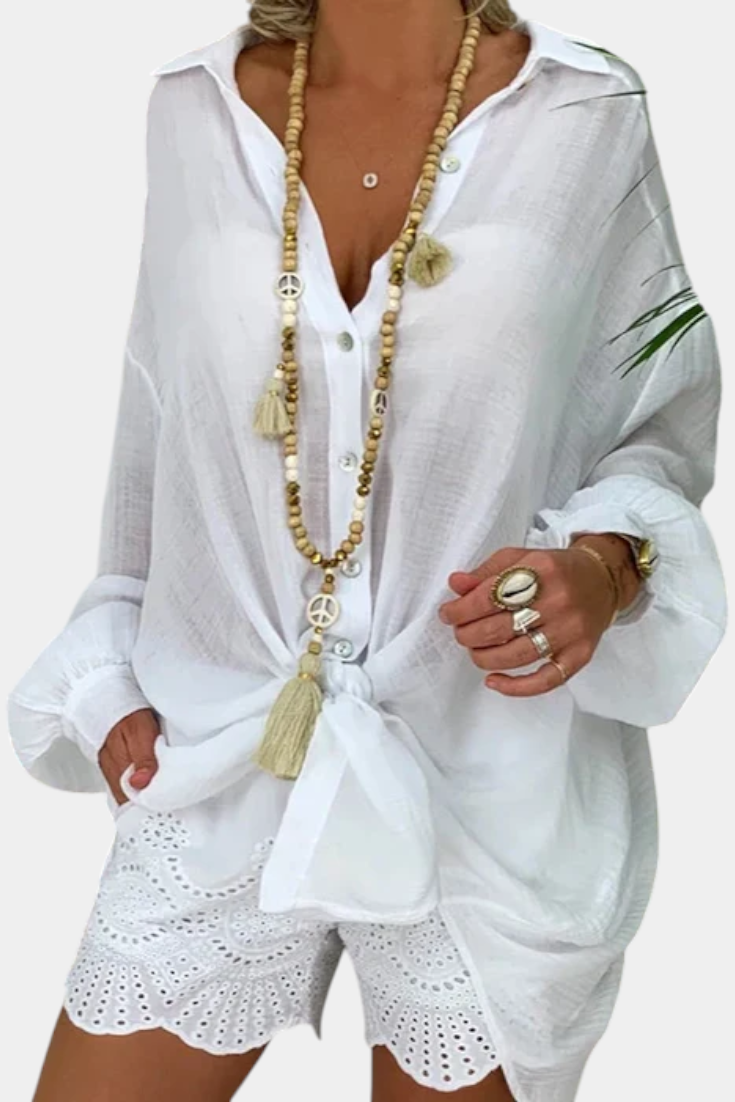 Amara Camisa Oversized de Silueta Libre