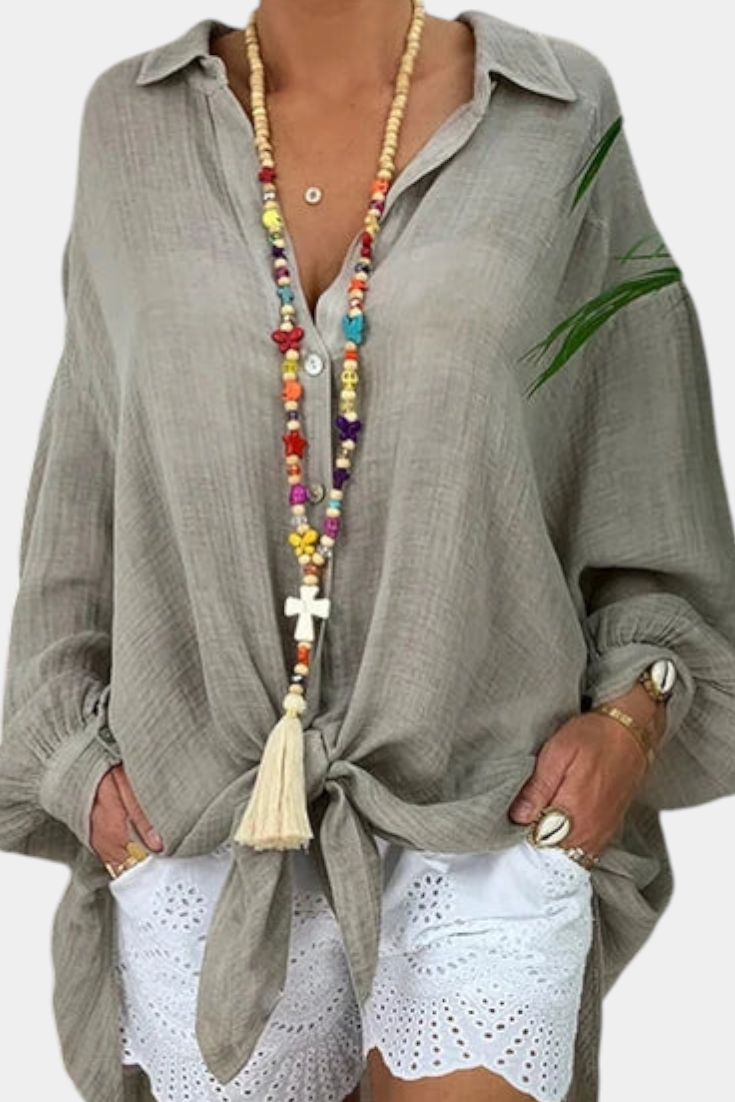 Amara Camisa Oversized de Silueta Libre