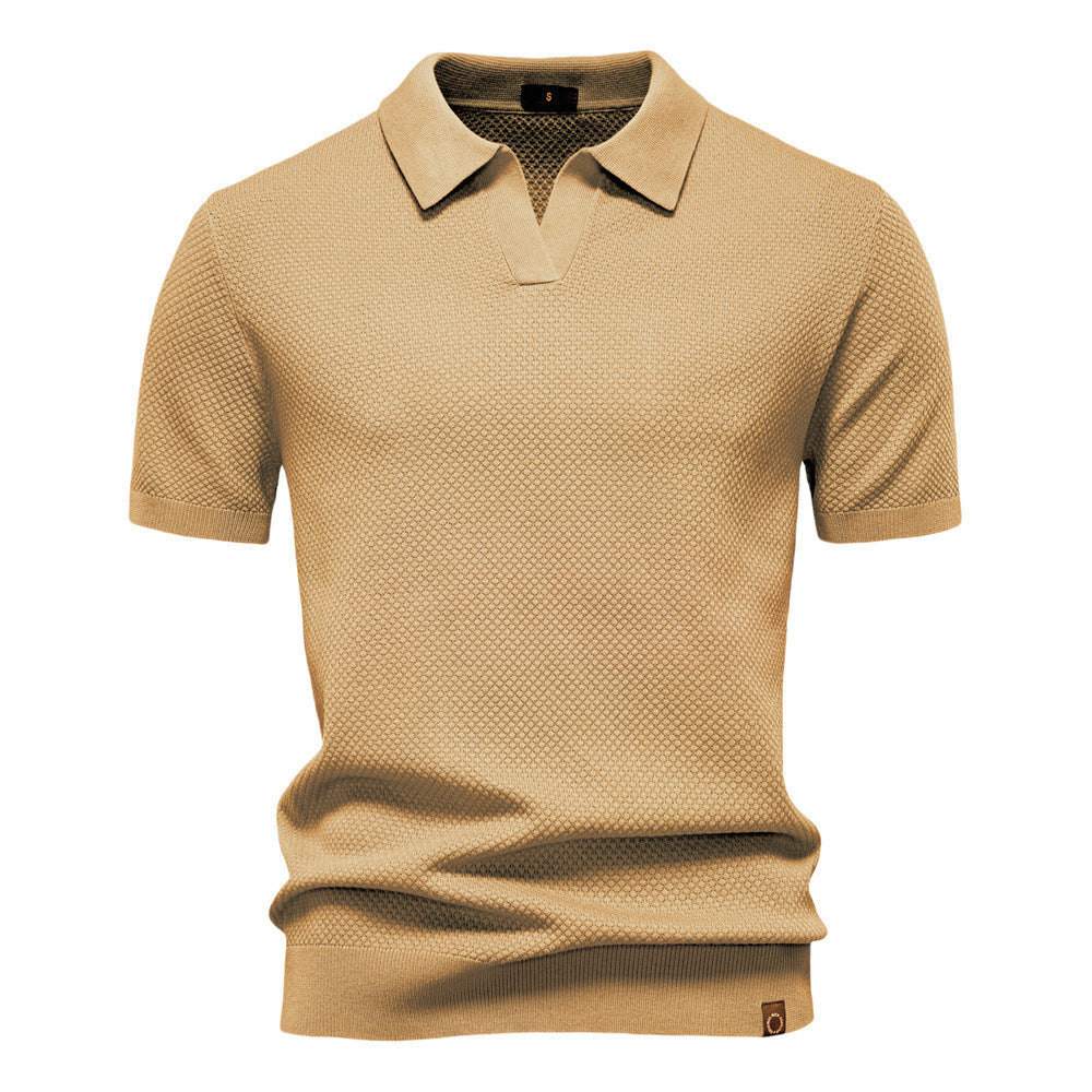 Lorenzo — Polo de punto con textura
