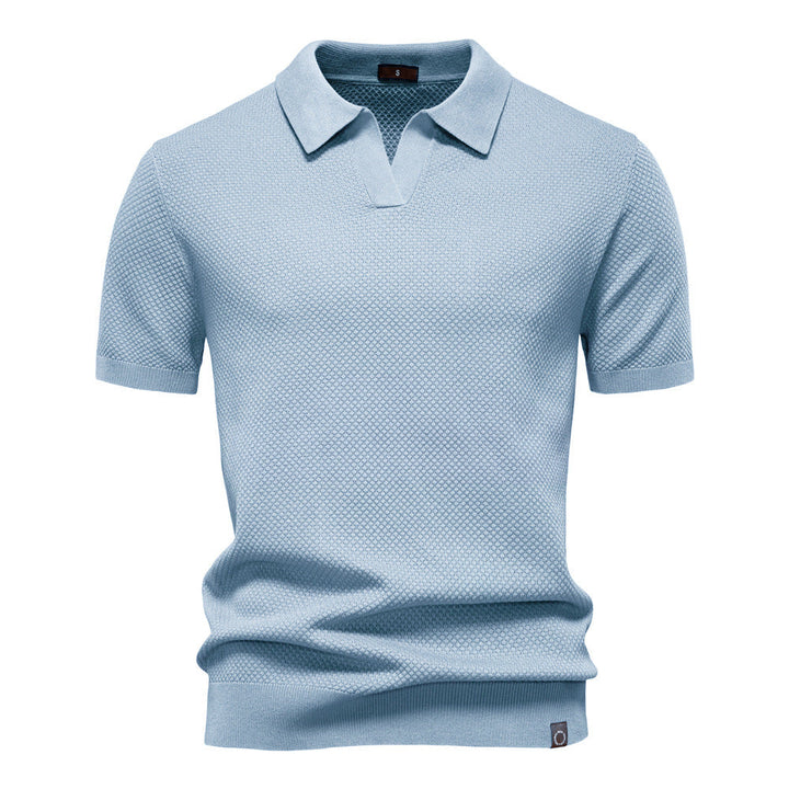 Lorenzo — Polo de punto con textura