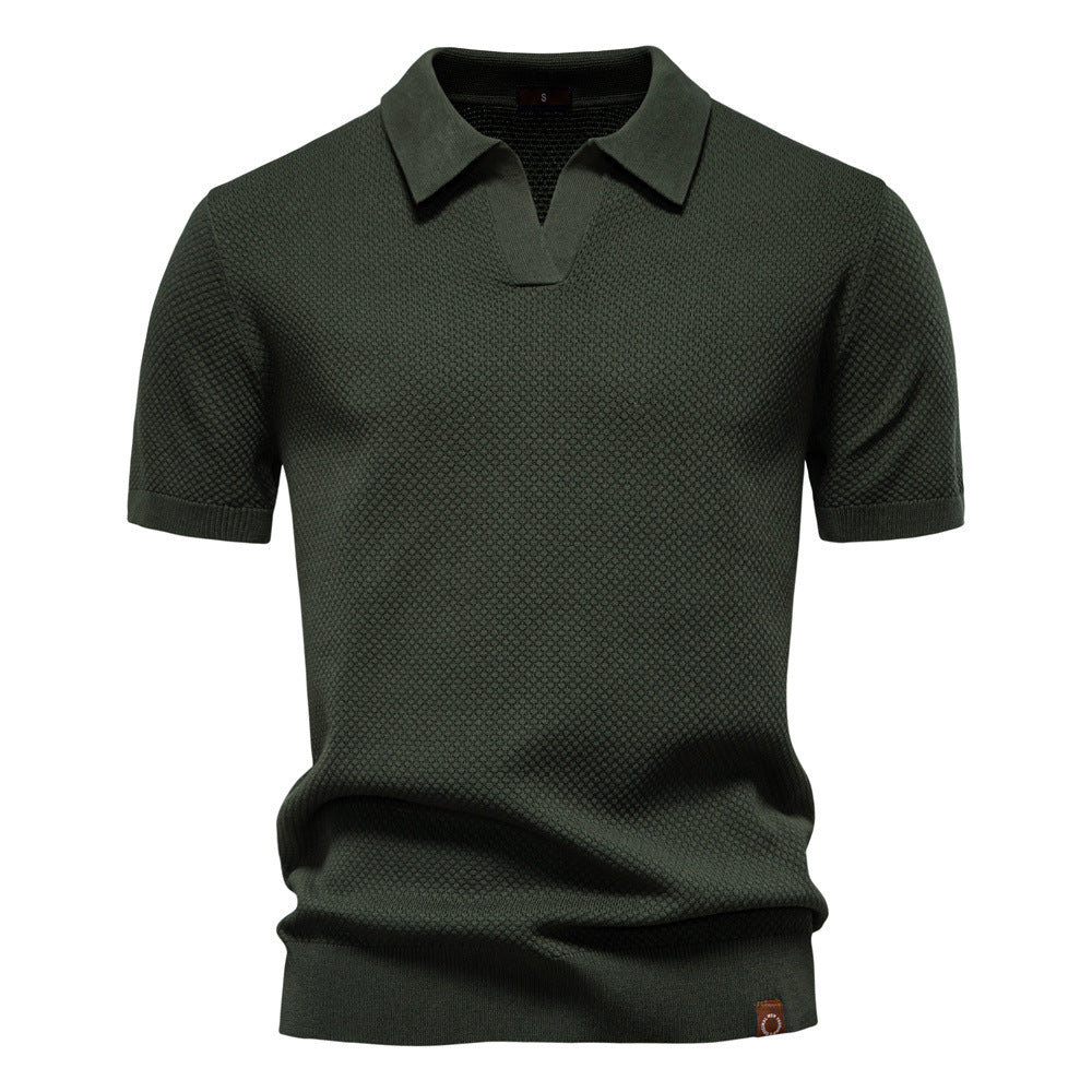 Lorenzo — Polo de punto con textura
