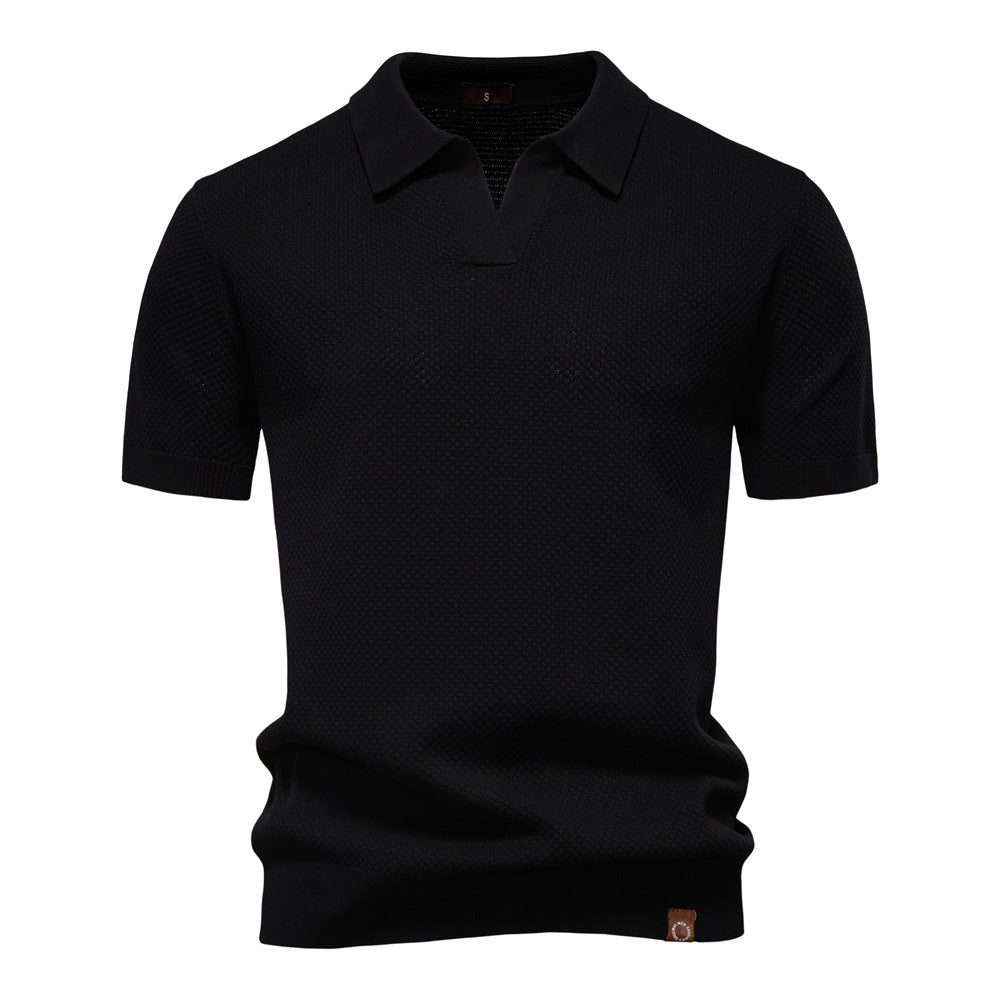 Lorenzo — Polo de punto con textura