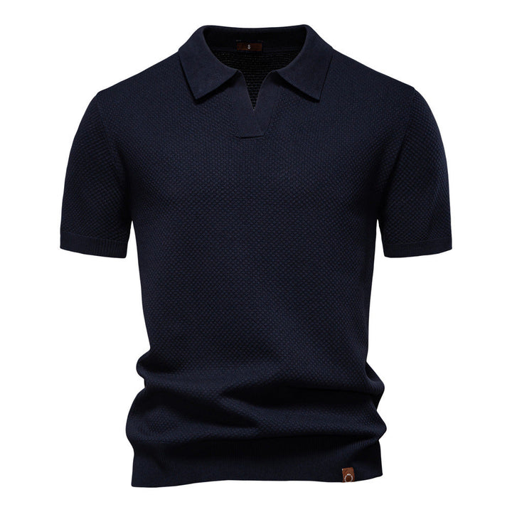 Lorenzo — Polo de punto con textura