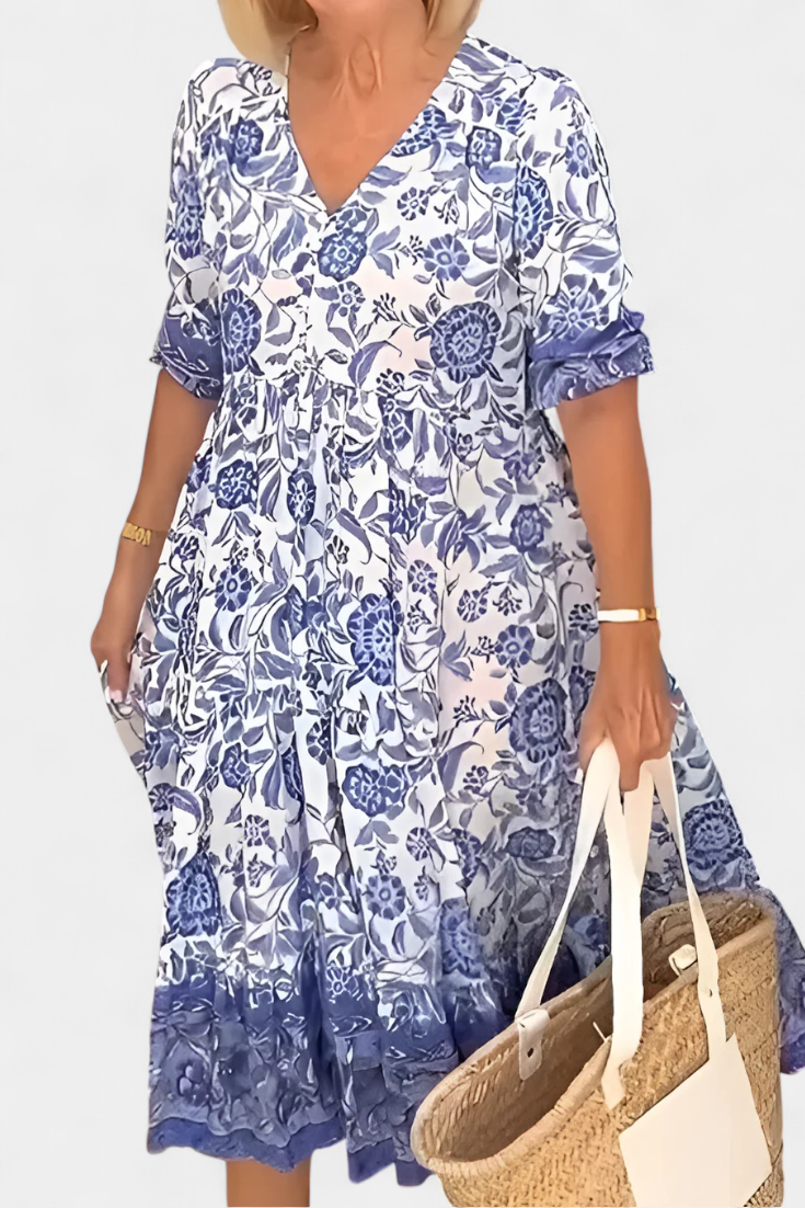 Esencia Libre | Vestido fluido con escote en V