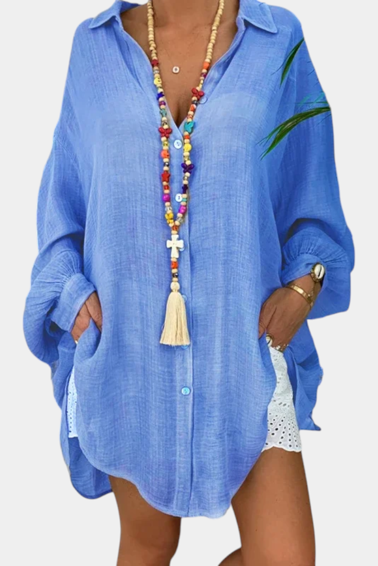 Amara Camisa Oversized de Silueta Libre