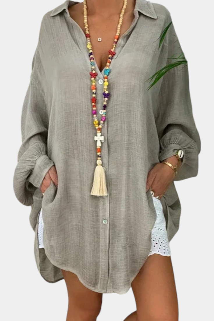 Amara Camisa Oversized de Silueta Libre