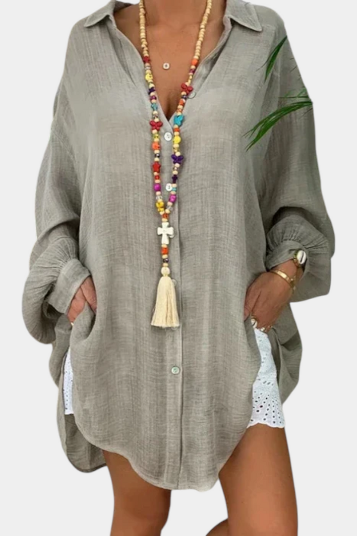 Amara Camisa Oversized de Silueta Libre