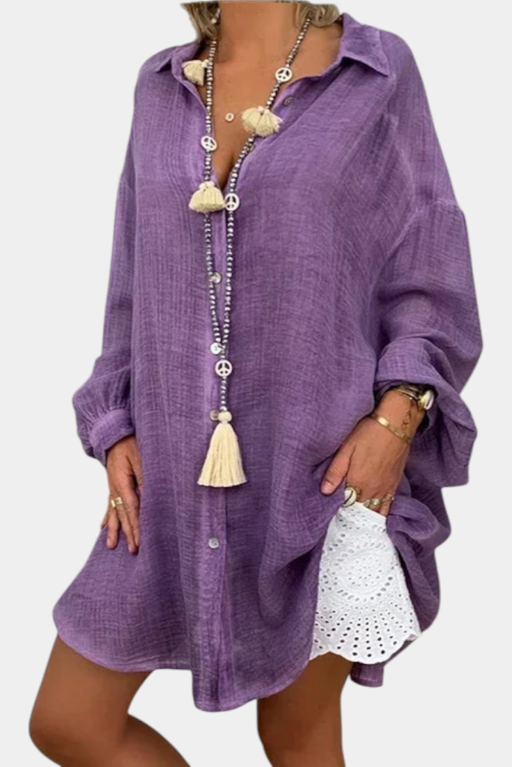 Amara Camisa Oversized de Silueta Libre