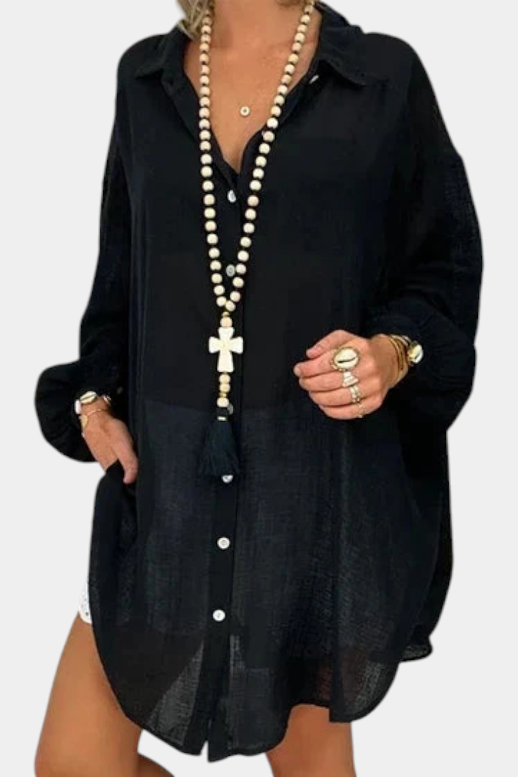 Amara Camisa Oversized de Silueta Libre