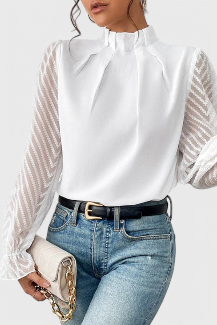 Narella Blusa de Estilo Marítimo
