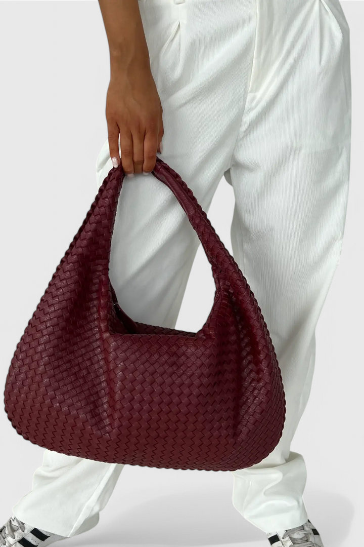 Bolso Nara de Hombro en Tejido Natural