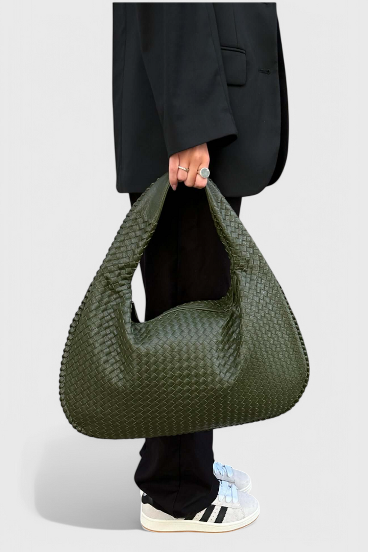 Bolso Nara de Hombro en Tejido Natural