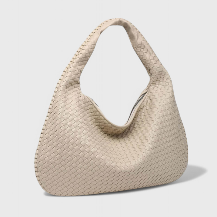 Bolso Nara de Hombro en Tejido Natural