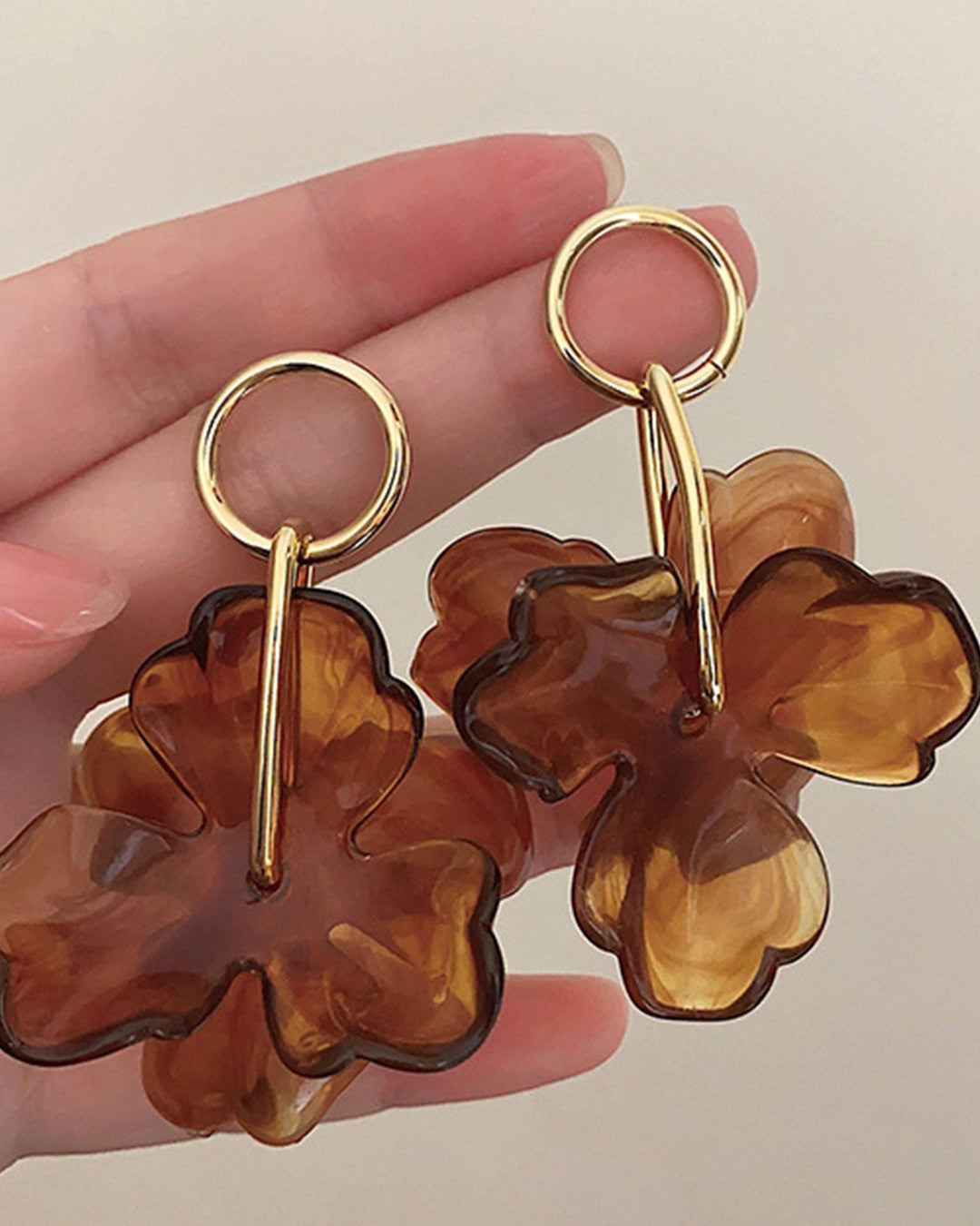 Pendientes Aura Flor Colgante