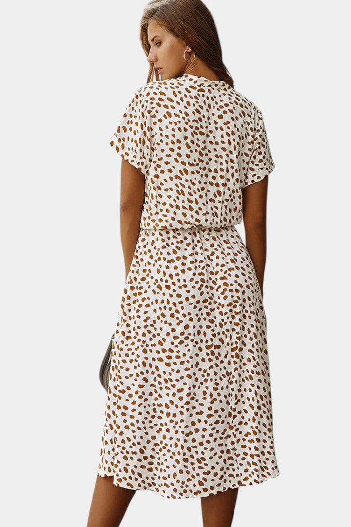 Vestido Midi Rovena Chic de Lunares