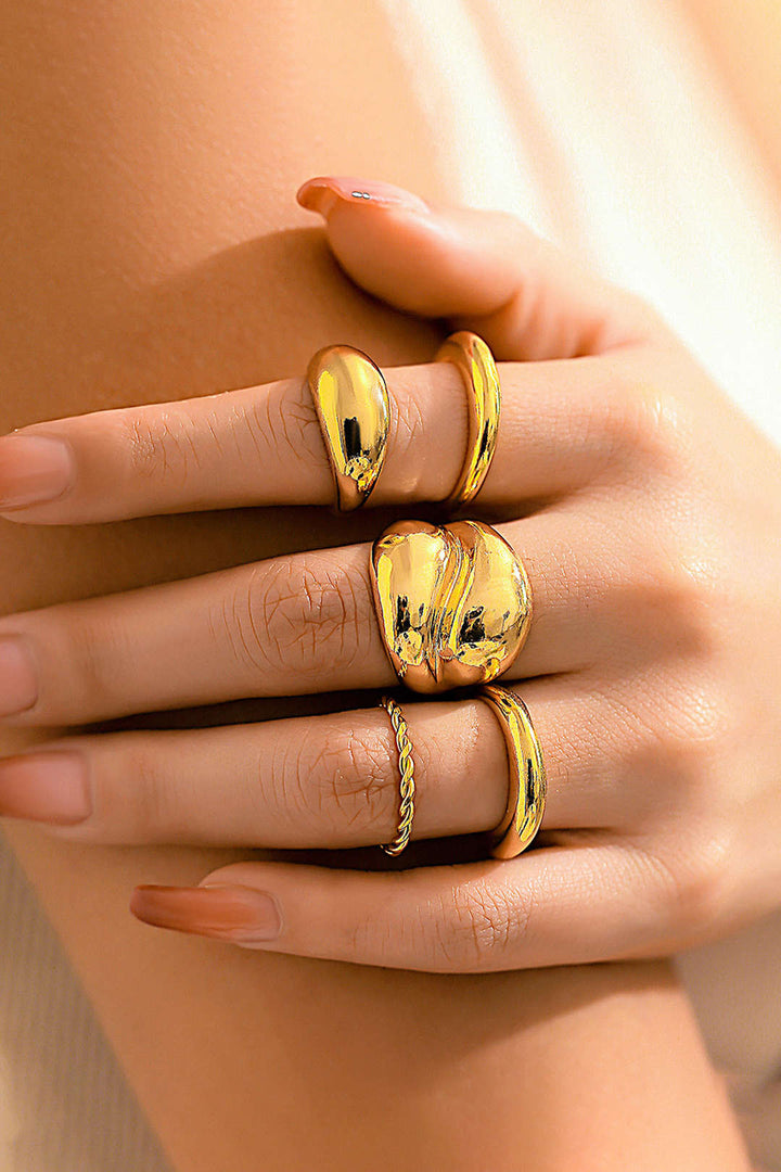 Juego de Anillos Mix Texturas