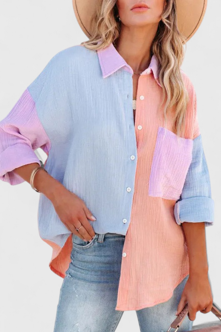 Liora Blusa con Juego de Color