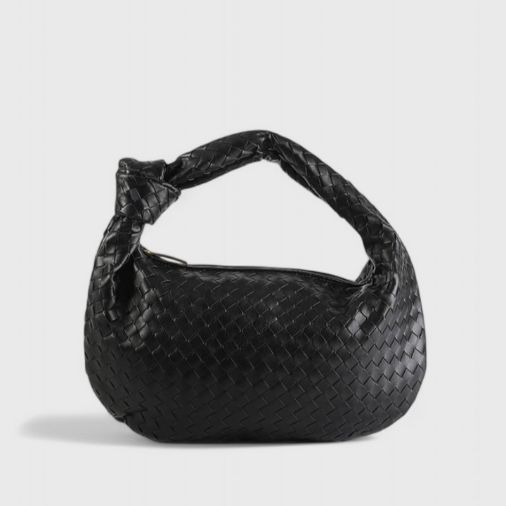 Sage Bolso de Hombro Mediano Tejido