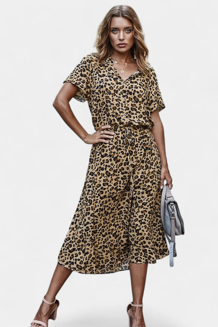 Vestido Midi Rovena Chic de Lunares