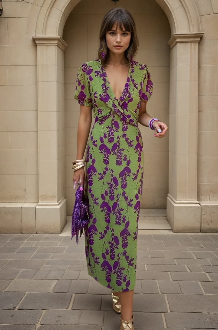 Celina - Elegante vestido floral